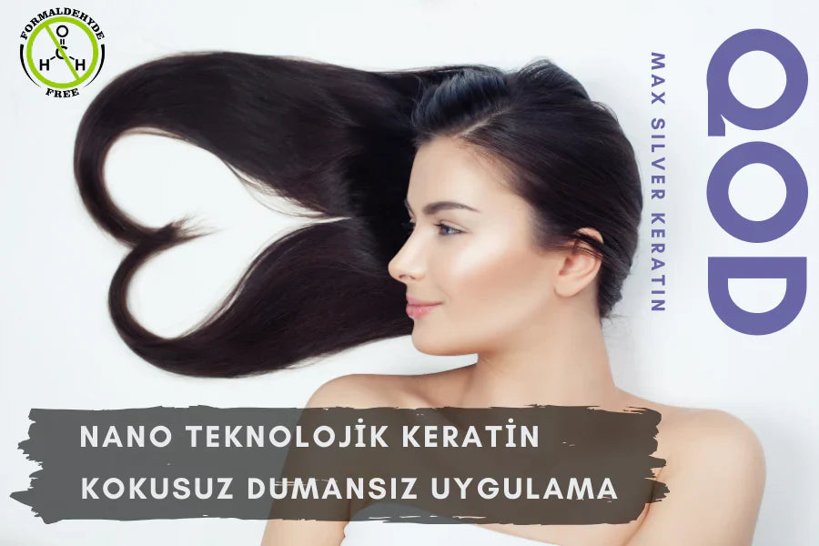 Brezilya fönü uygulaması sonrası pürüzsüz ve parlak saç görünümü – Max Silver profesyonel keratin terapisi ile sağlanan doğal düzleştirme etkisi.