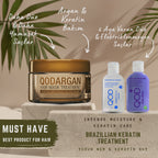 QOD Max Silver Yoğun Bakım Kiti (Kısa Saç) + Argan Hair Mask 210 g – Formaldehitsiz Brezilya Fönü Seti