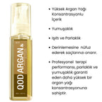 Profesyonel Argan Saç Bakım Yağı | 60 mL | Yoğun Onarım & Parlaklık | Saf Argan Yağı Konsantresi | Elektriklenme Karşıtı