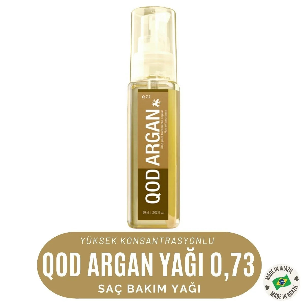 Profesyonel Argan Saç Bakım Yağı | 60 mL | Yoğun Onarım & Parlaklık | Saf Argan Yağı Konsantresi | Elektriklenme Karşıtı