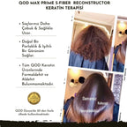 Formaldehitsiz Brezilya fönü sonrası pürüzsüz ve parlak saç görünümü – QOD Max Prime