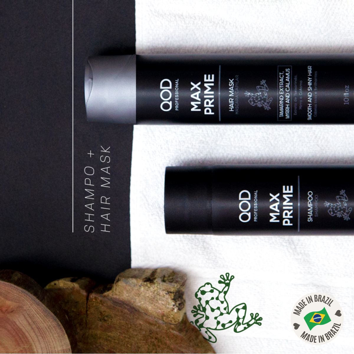 Max Prime Brezilya Fönü Sonrası Şampuanı 300 ml & Saç Maskesi 300 ml Seti