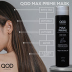 QOD Max Prime After Treatment Keratin Mask – demirhindi, mür ve hint kamışı içerikli sülfatsız bakım maskesi