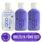 QOD Max Silver Brezilya Keratini Uygulama Kiti – Mor Pigmentli Profesyonel Keratin Seti – Elica Cosmetics