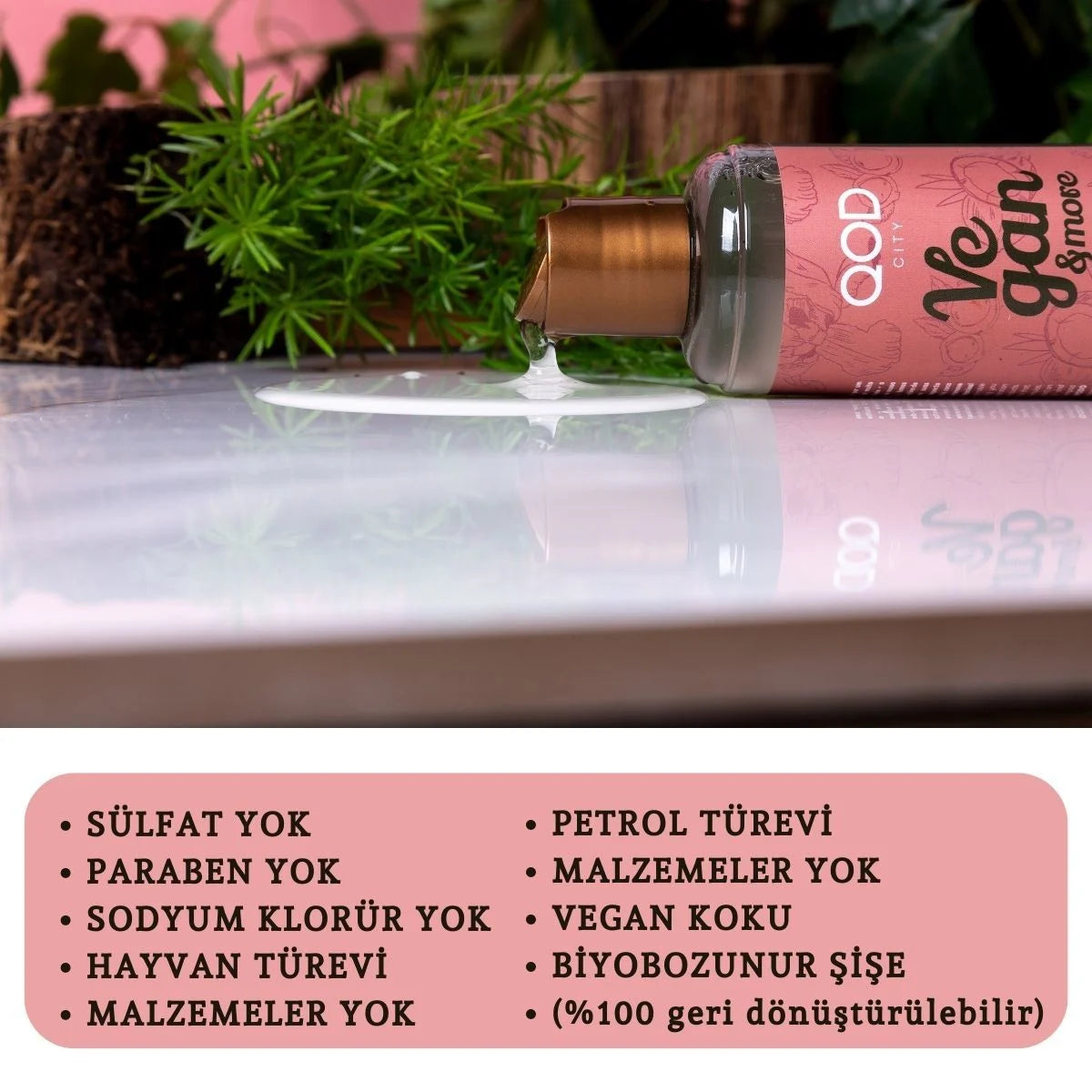 Vegan City Vegan & More Şampuan & Saç Kremi Seti 250 ml – İris Çiçeği, Hindistan Cevizi, Macadamia | Vegan, Sülfatsız, Parabensiz, Çevre Dostu Bakım