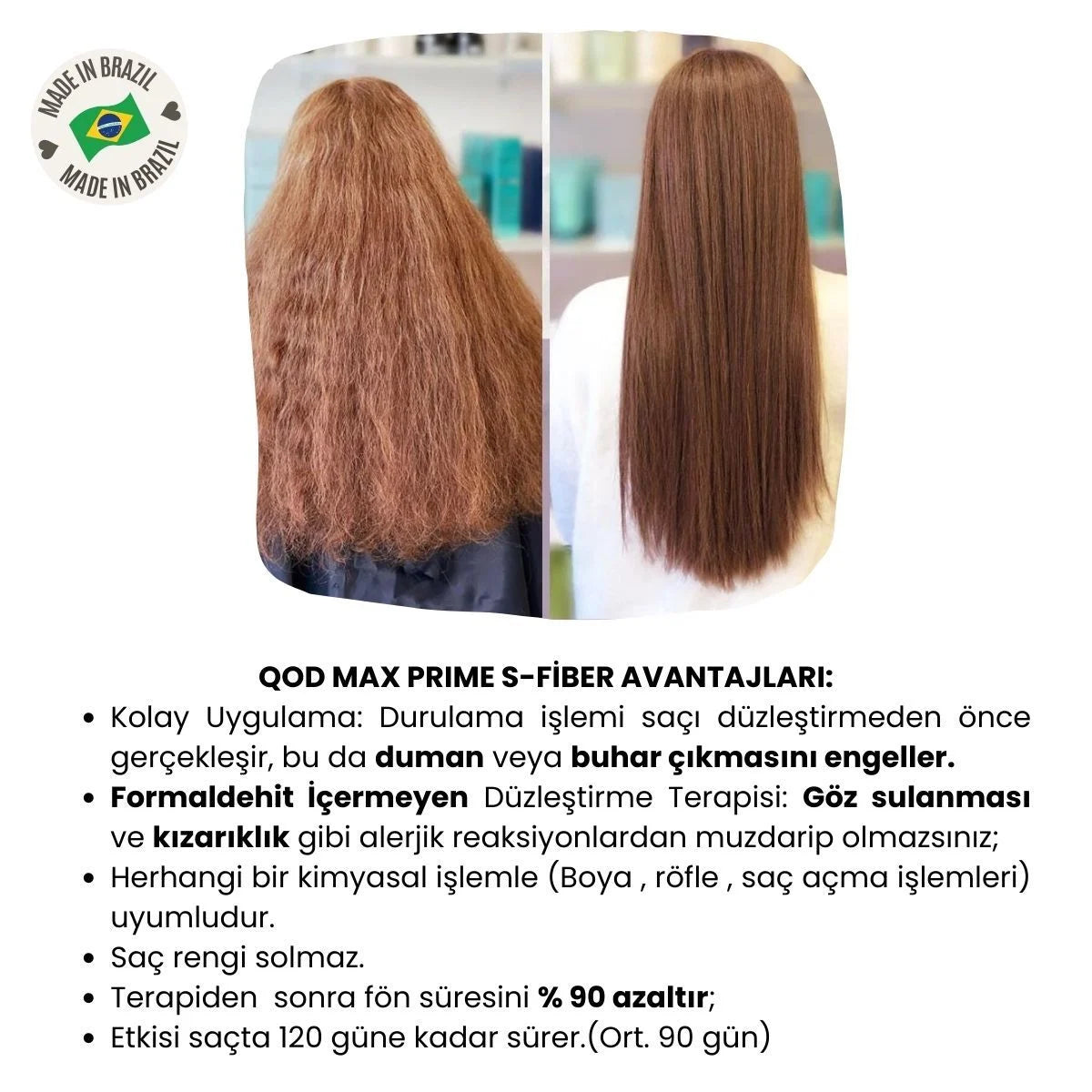 Professional Max Prime S-Fiber Brezilya Fönü Keratini – 1000 ml