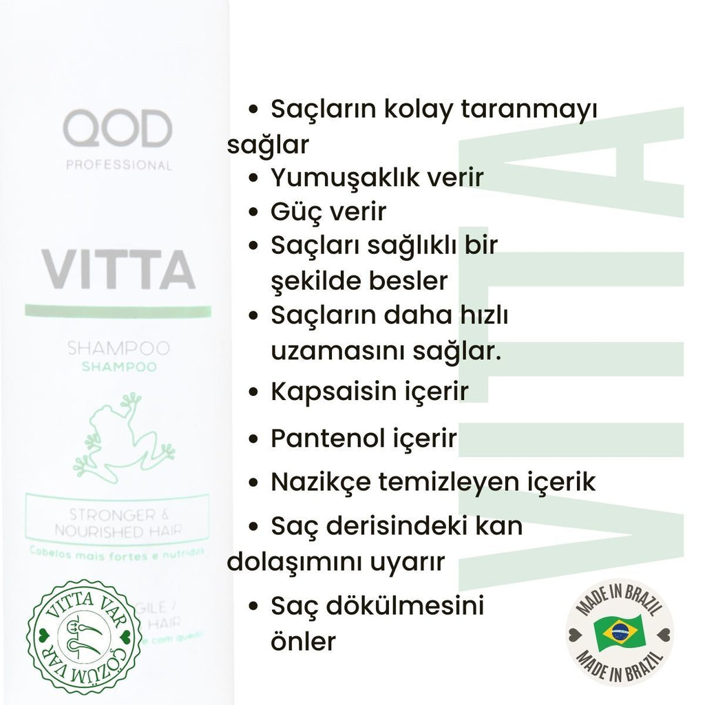 Profesyonel Vitta Dökülme Karşıtı Şampuan 300 ml