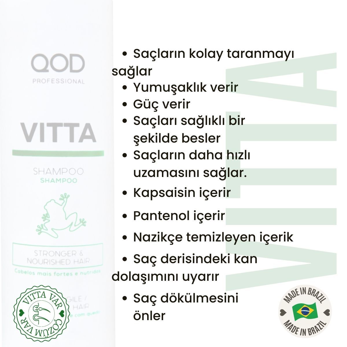 Profesyonel Vitta Dökülme Karşıtı Şampuan 300 ml