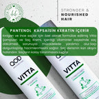 QOD Vitta saç dökülmesi kremi 300 ml – vitamin kompleksli onarıcı saç bakım kremi