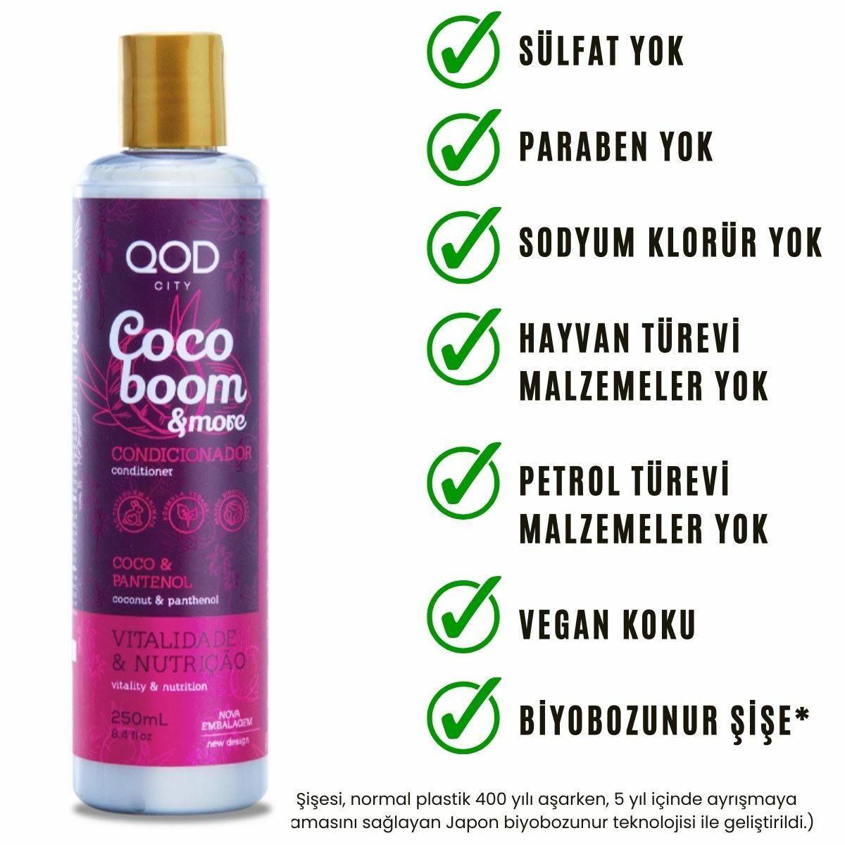 Vegan City Coco Boom & More Vegan Saç Kremi 250 ml