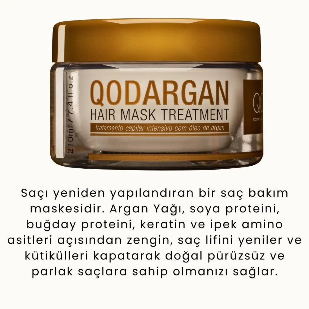 Saçı Neme Doyuran En iyi Keratin & Argan Maske 1