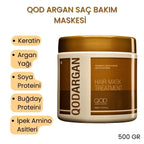 Profesyonel Argan Saç Bakım Maskesi 500 g | Keratin & Argan Yağlı Yoğun Onarıcı Maske | Salon Boy Profesyonel Nem ve Parlaklık Bakımı