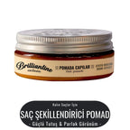 Mat bitişli saç pomadı – kalın telli saçlar için güçlü tutuş sağlayan QOD Brilliantine pomade