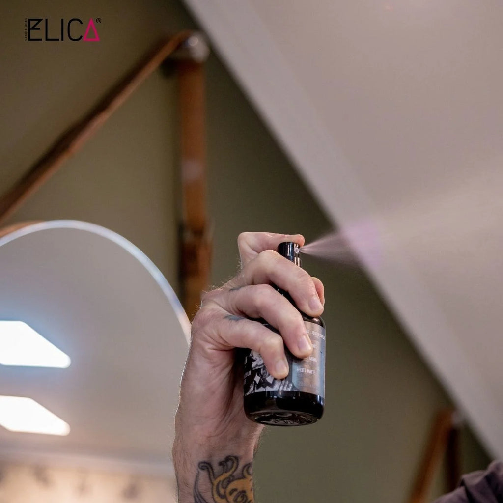 Likit Saç Pomadı 120 mL | Mat Etki & Orta Tutuş | Pratik Günlük Erkek Saç Şekillendirici Spray Pomade