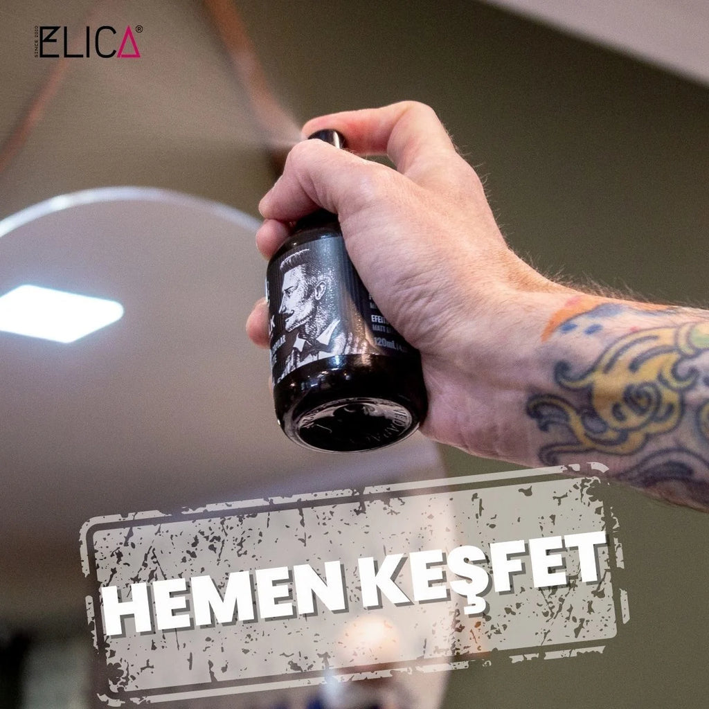 Likit Saç Pomadı 120 mL | Mat Etki & Orta Tutuş | Pratik Günlük Erkek Saç Şekillendirici Spray Pomade