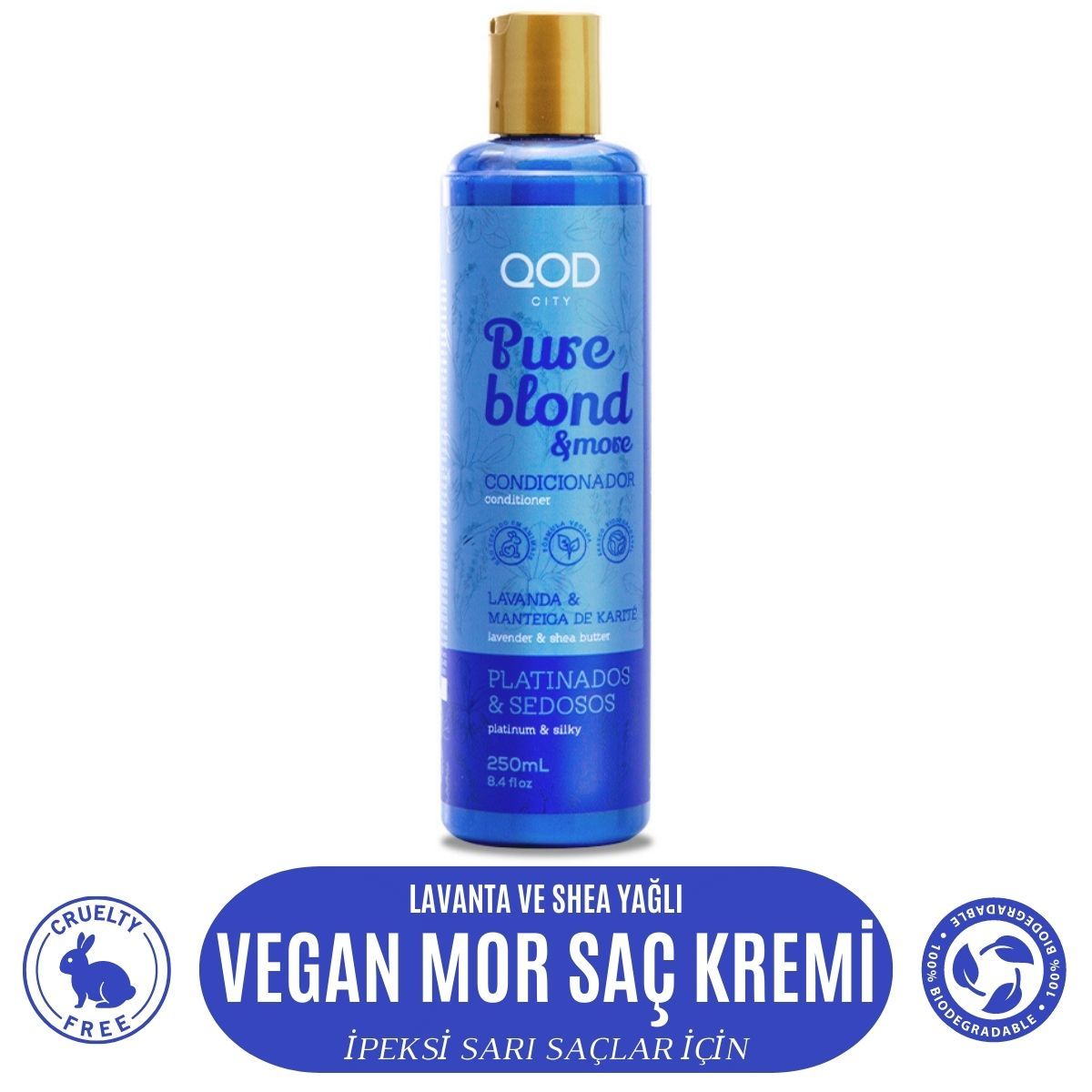 Vegan City Pure Blond & More Vegan Saç Kremi 250 ml