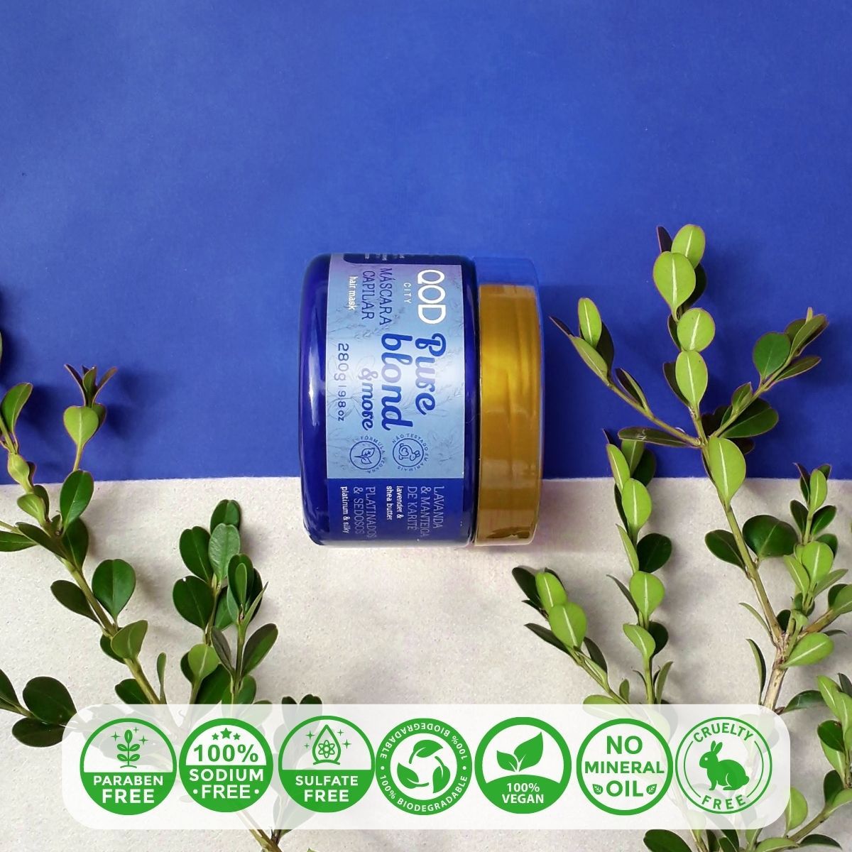 Vegan City Pure Blond & More Vegan Saç Maskesi 280 gr