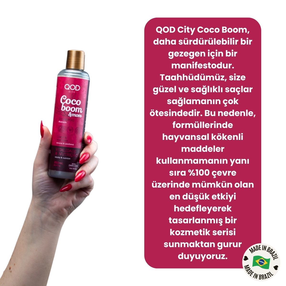 Vegan City Coco Boom & More Vegan Şampuan 250 ml