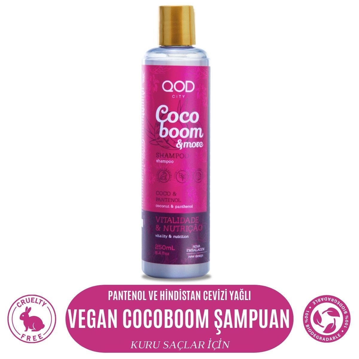 Vegan City Coco Boom & More Vegan Şampuan 250 ml