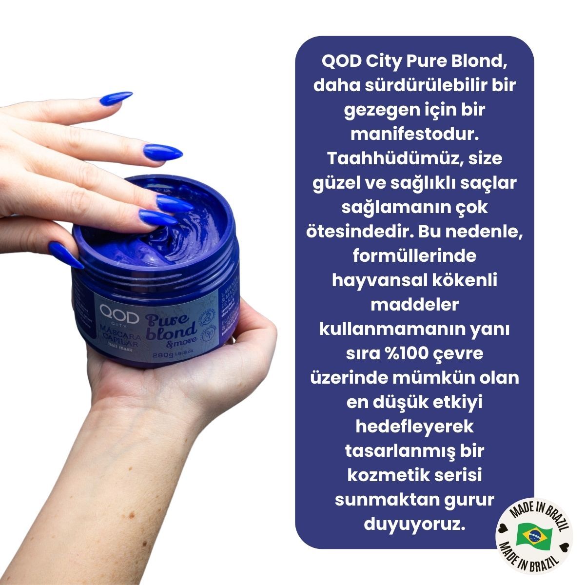 Vegan City Pure Blond & More Vegan Saç Maskesi 280 gr