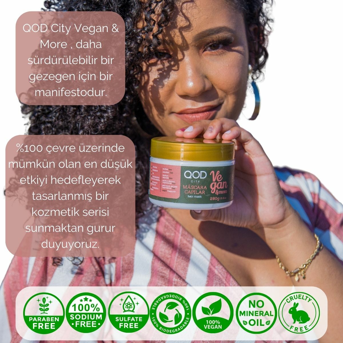 Vegan City Vegan & More Saç Maskesi 280 gr