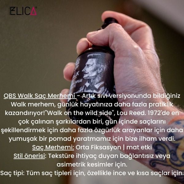 Sıvı Saç Şekillendirici Pomad QOD Barber Shop Walk Liquid Pomad 120 ml