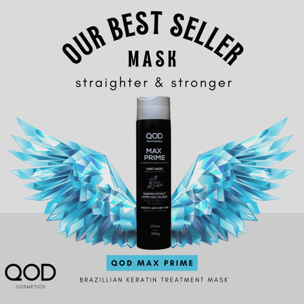 Brezilya Fönü Keratini QOD Max Prime  Profesyonel Brezilya Keratin Uygulama Başlangıç Kiti( Uzun Saç) + Sonrası Brezilya Fönü Maskesi- QOD Max Prime After Treatment  Keratin  Mask-QOD Max Prime  Keratin  Bakım  Maskesi 300 ml